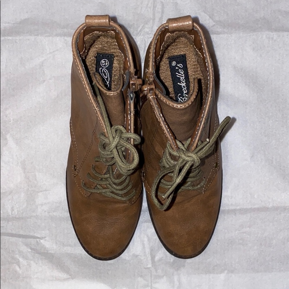 Leather booties